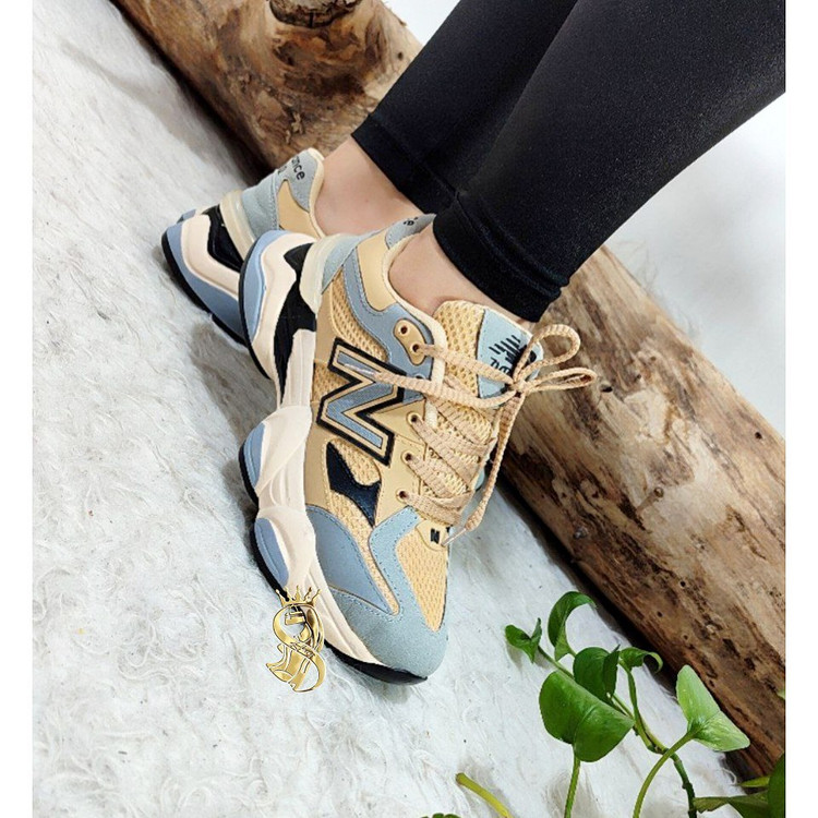 خرید و سفارش آنلاین کتونی طبی لژدار زنانه مدل نیوبالانس 9060 کد 75276