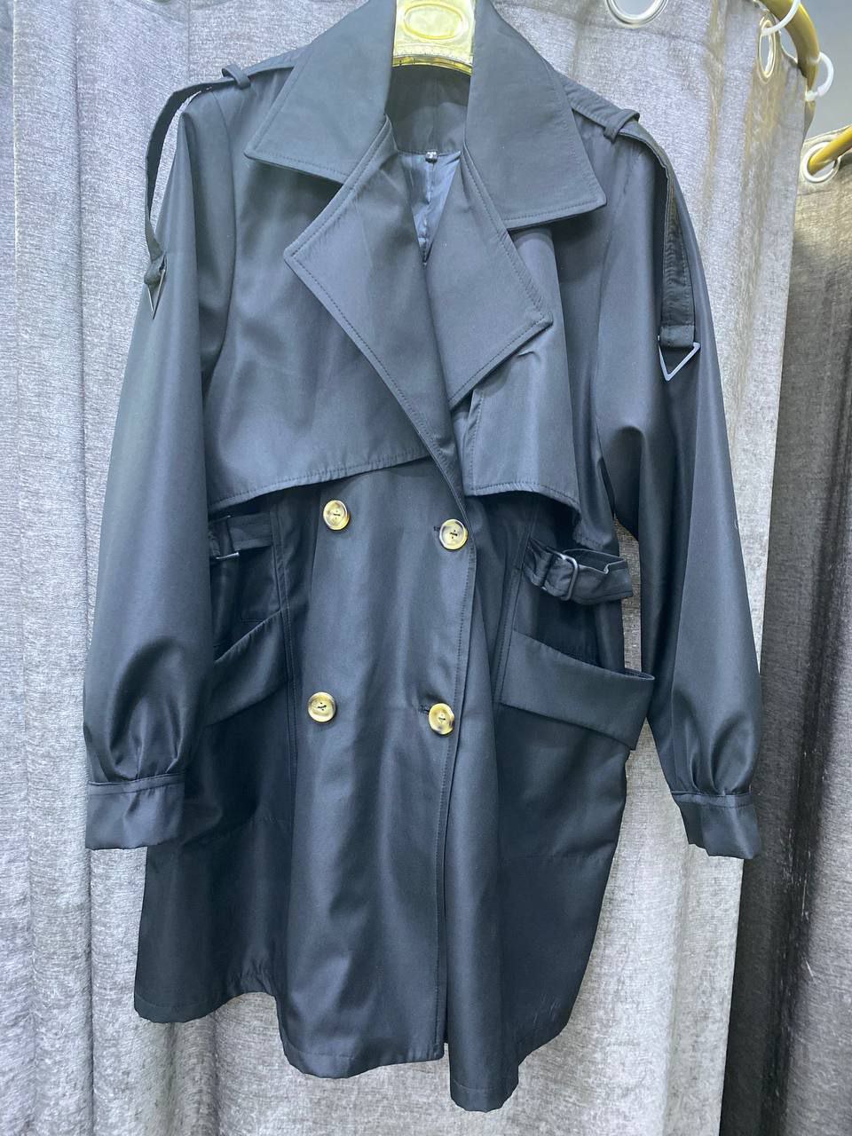 مشاهده قیمت و خرید مانتو بارانی سایز بزرگ مدل یارا کد 93624