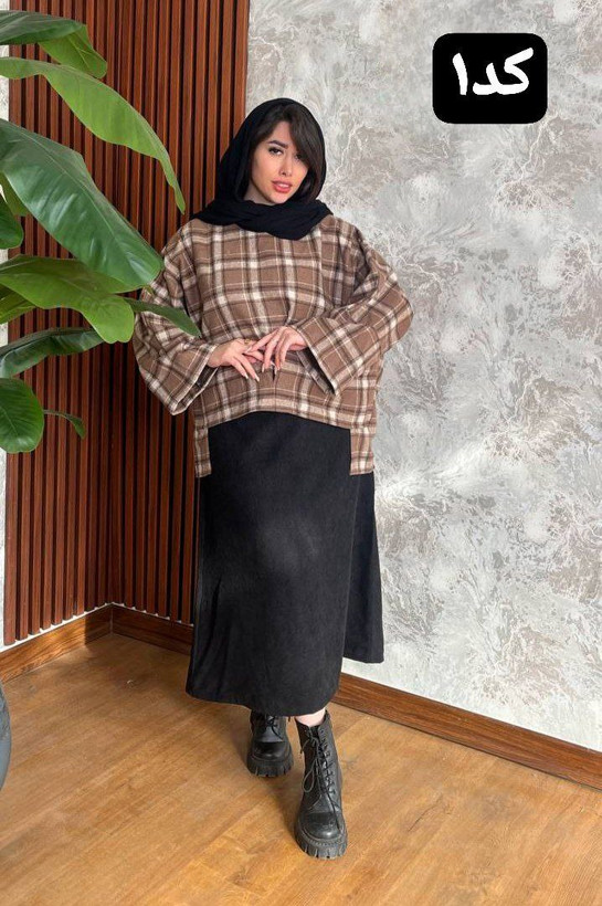 خرید اینترنتی و آنلاین کت سارافون الناز کد 1793