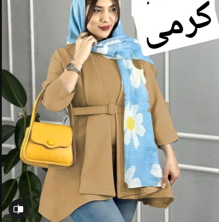 مشاهده قیمت و سفارش مانتو کتی پایین هلال شهلا کد 68040