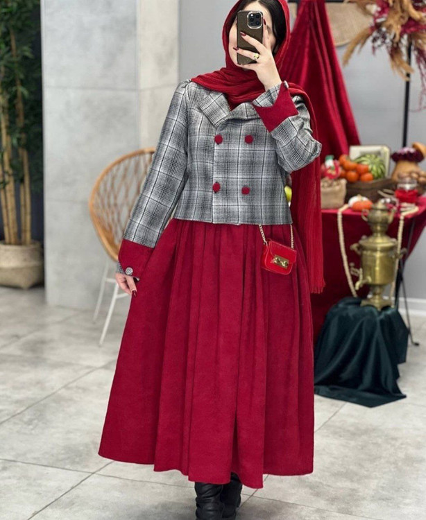 خرید و مشاهده قیمت کت و سارافون نارون کد 80183