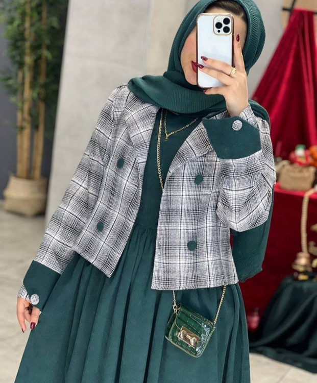 سفارش و مشاهده قیمت کت و سارافون نارون کد 80183