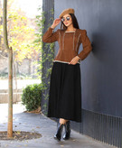 سفارش و مشاهده قیمت شومیزدامن نارگل کد 80659