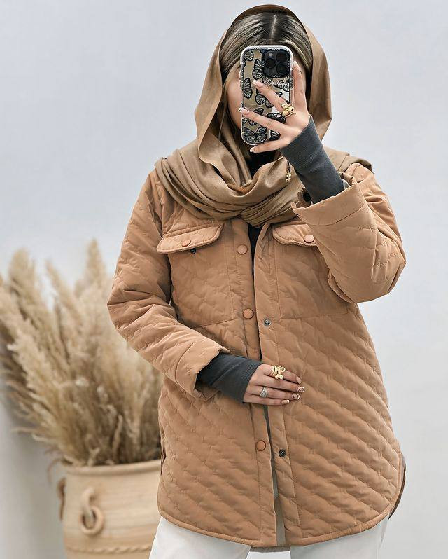 مشاهده قیمت و سفارش اینترنتی کاپشن زنانه سپیده کد 6349