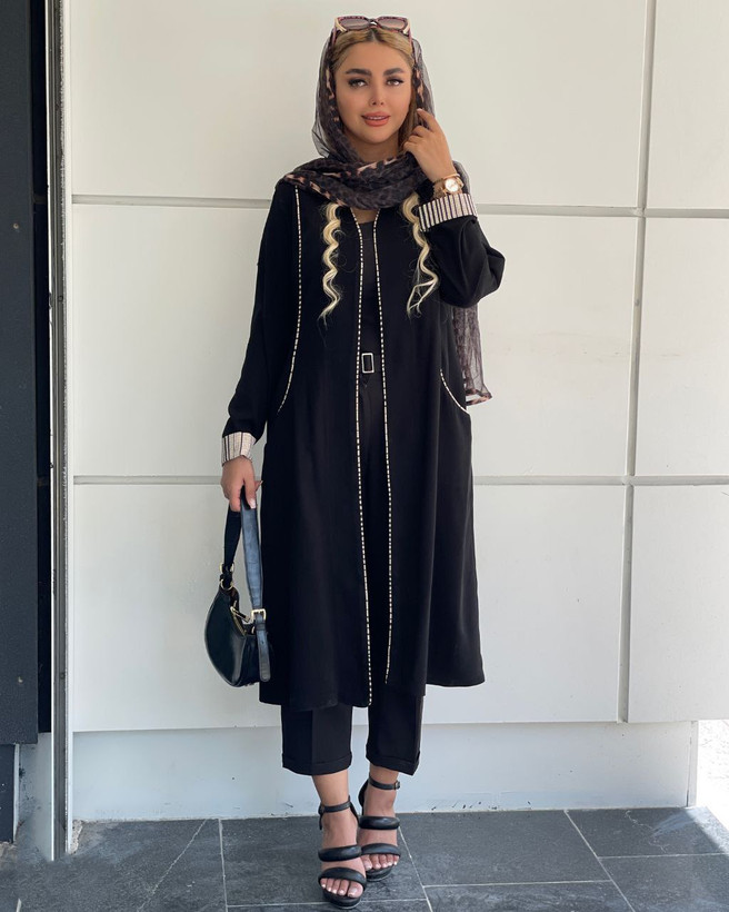 خرید اینترنتی و آنلاین مانتو صبا کد 76292