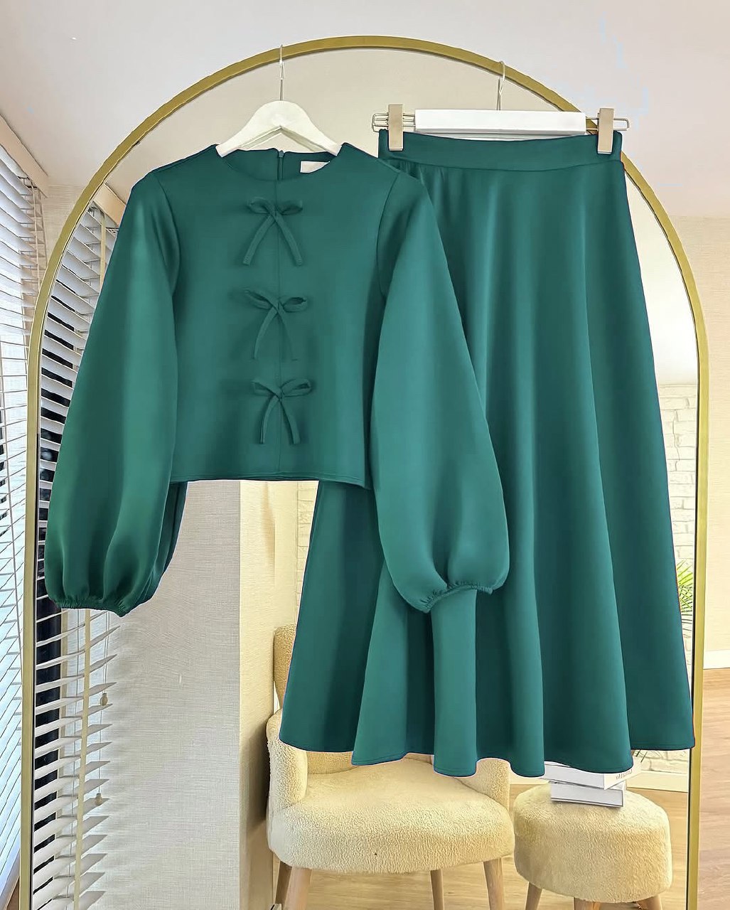 مشاهده قیمت و خرید بلوز دامن مدل آریانا کد 81213