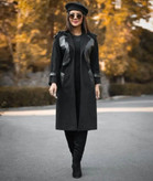 خرید و فروش اینترنتی پالتو سوییت چرم لاله کد 80930