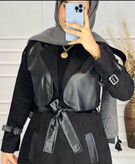 خرید و مشاهده قیمت پالتو سوییت چرم لاله کد 80930