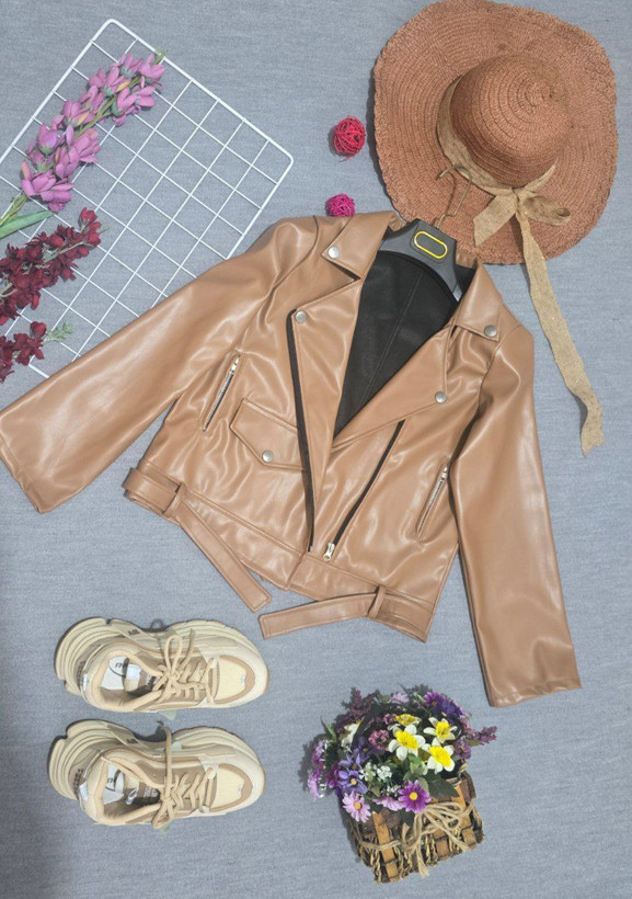 سفارش و خرید اینترنتی کت چرم کوتاه تیلور کد 80158