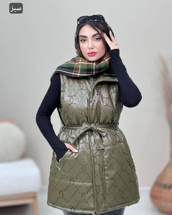 خرید اینترنتی و آنلاین پافر چرمی کد 79757