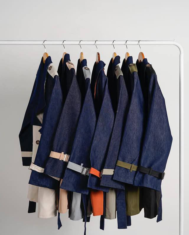 سفارش اینترنتی و آنلاین ترنچ کت ترکیبی کد 7061