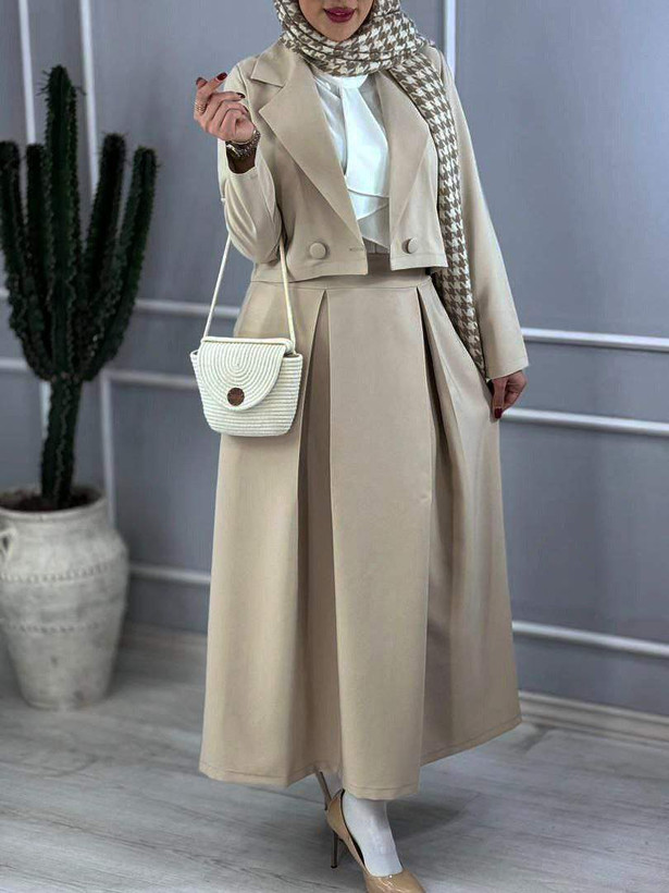 خرید و مشاهده قیمت کت و دامن مدل ریحان کد 59164