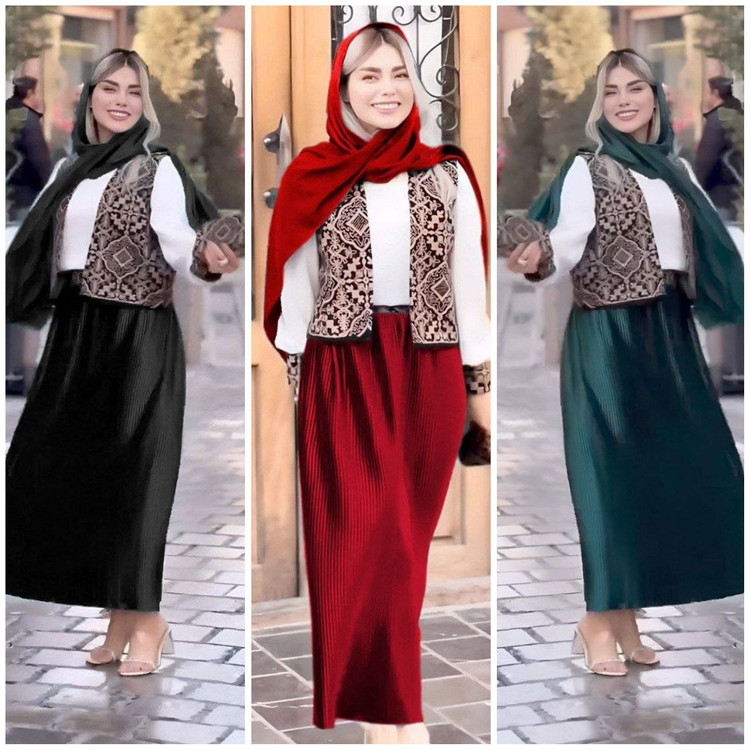 قیمت و خرید اینترنتی سه تیکه عیدانه بانو کد 36728