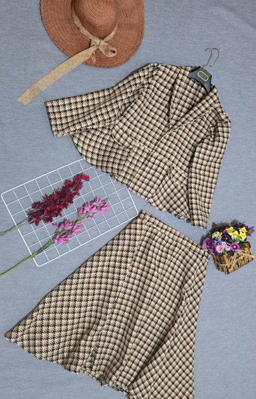 خرید اینترنتی ست کت و دامن کایلی کد 81709