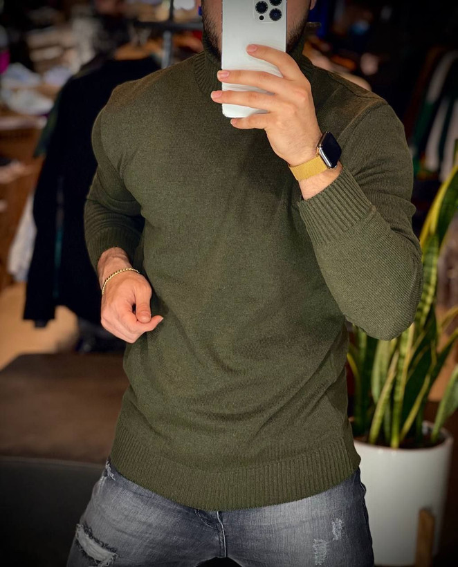 مشاهده قیمت و خرید بافت یقه اسکی مردانه کد 80952