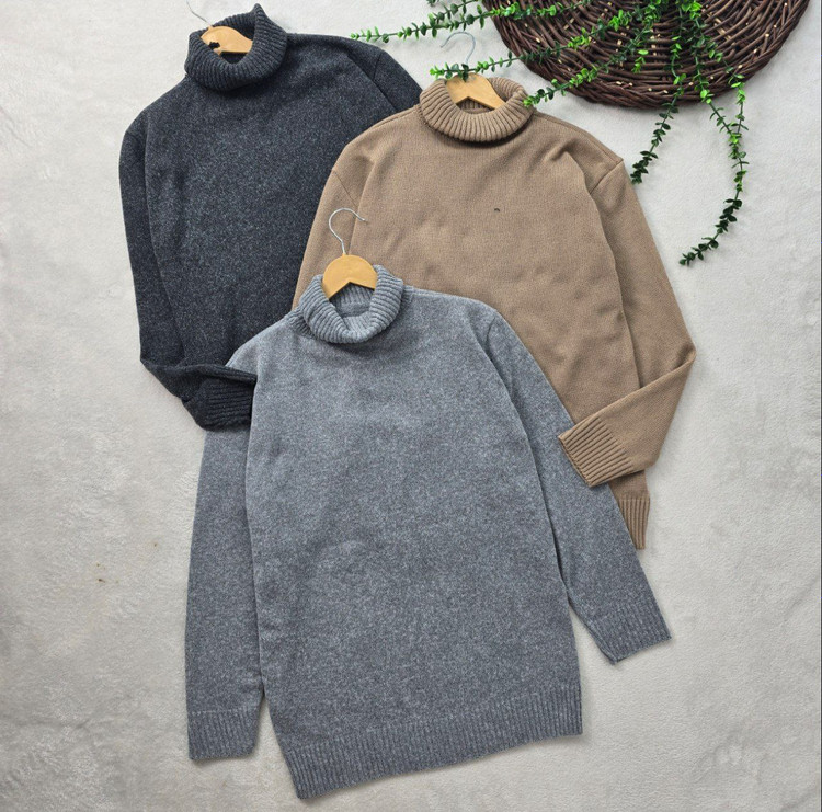 قیمت خرید اینترنتی بافت یقه اسکی مردانه کد 80952