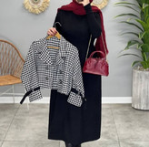 خرید اینترنتی و آنلاین کت سارافون مهگل کد 81954