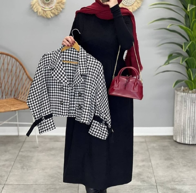 خرید اینترنتی و آنلاین کت سارافون مهگل کد 81954