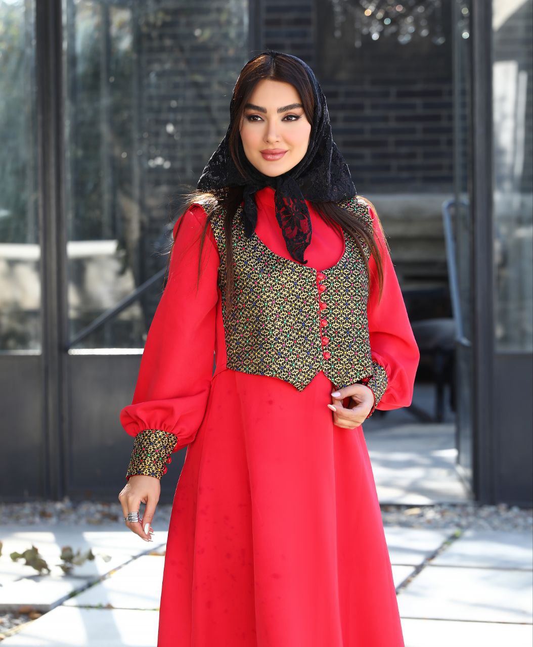 مشاهده قیمت پیراهن و جلیقه طرح دلربا کد 81985