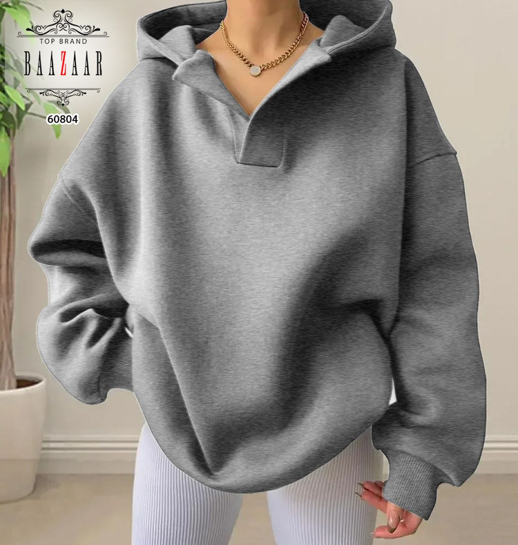 خرید و مشاهده قیمت هودی یقه بلیطی BAAZAAR کد 60804