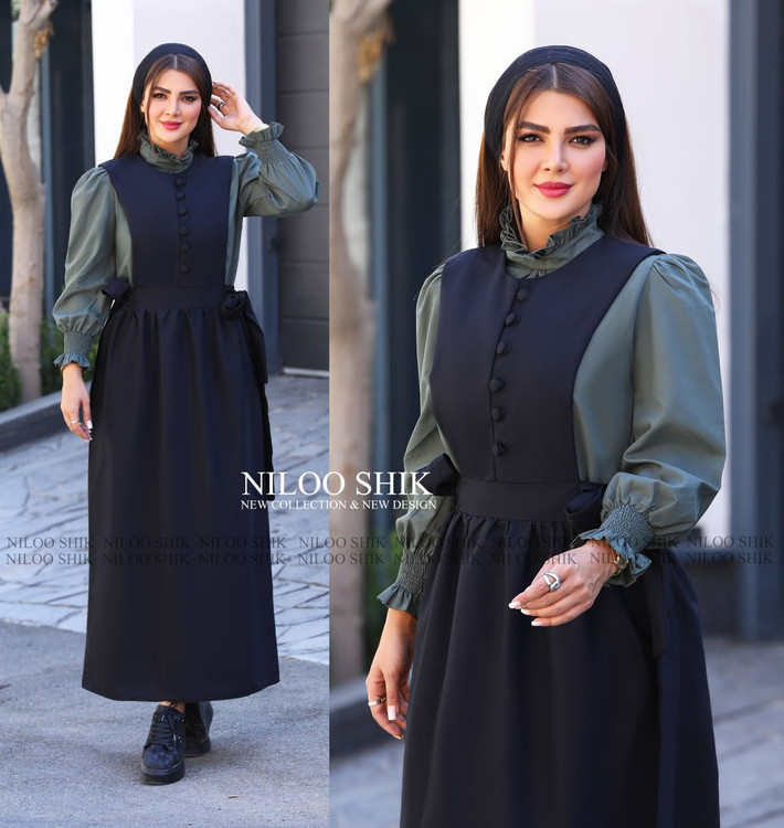 مشاهده قیمت و خرید پیراهن دوتیکه مدل اطلس کد 82013