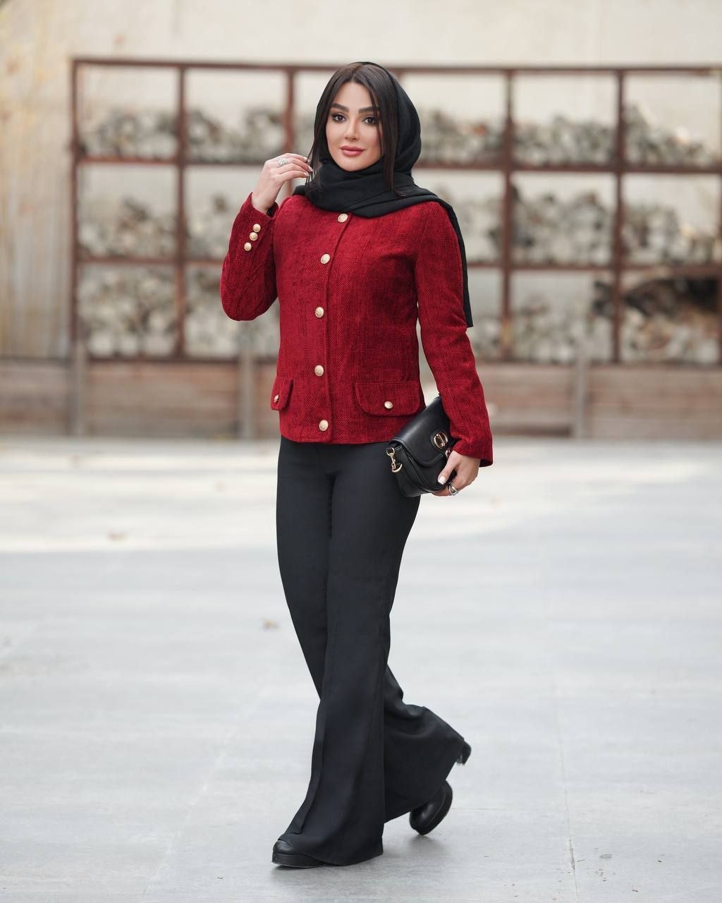 سفارش و مشاهده قیمت کت مخمل مدل لارا کد 2704