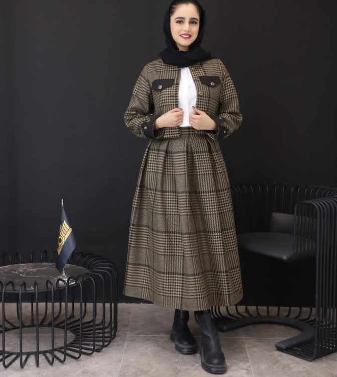 سفارش و خرید اینترنتی کت و دامن نیلوفر کد 99405