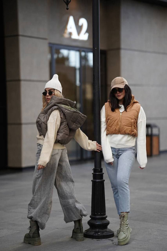 خرید اینترنتی و آنلاین پافر کوتاه زنانه کد 3353