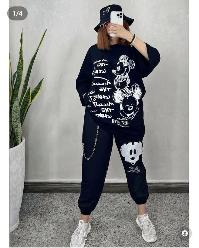 خرید و فروش اینترنتی ست میکی با شلوار کد 48196