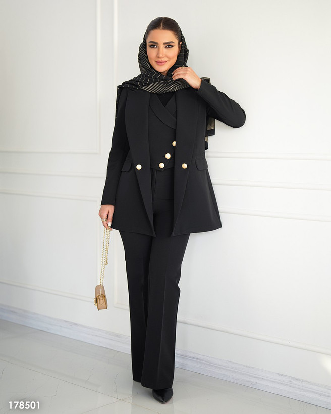 خرید اینترنتی و آنلاین ست سه تیکه باران کد 82095