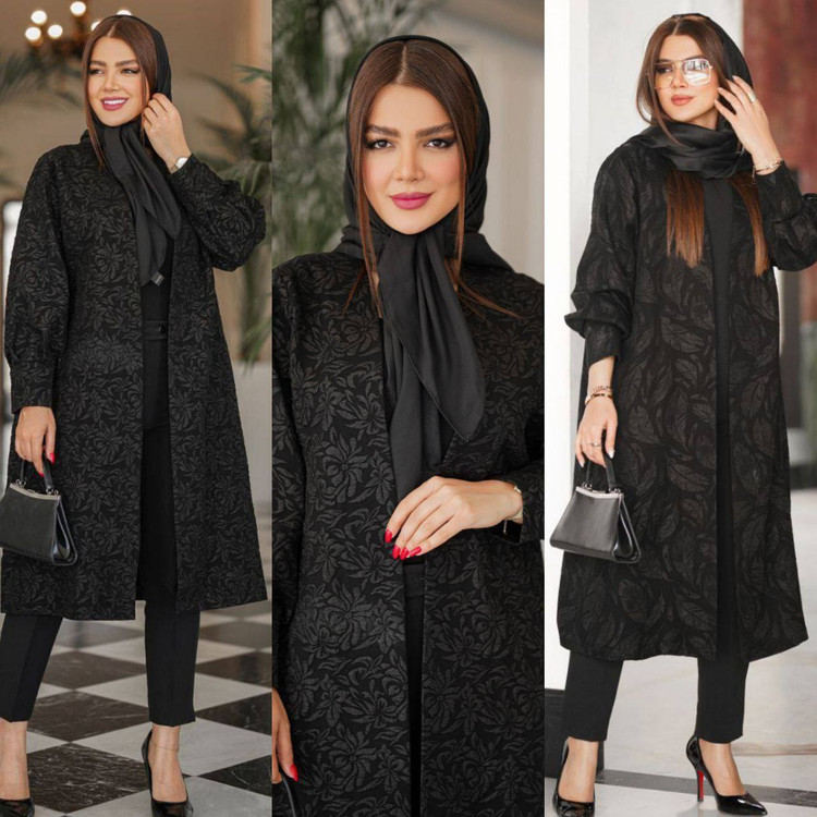 خرید اینترنتی و آنلاین مانتو مجلسی فکورا کد 100343