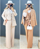 خرید اینترنتی و آنلاین کت و شلوار سه تیکه ساره کد 82536