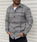 خرید و سفارش اینترنتی پیراهن مردانه پشمی کد 82714