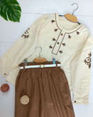 مشاهده قیمت و خرید اینترنتی بلوز و دامن کمند کد 81792