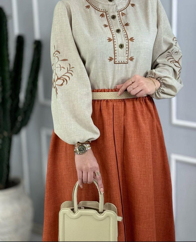 سفارش و مشاهده قیمت بلوز و دامن کمند کد 81792