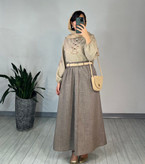 سفارش و خرید بلوز و دامن کمند کد 81792