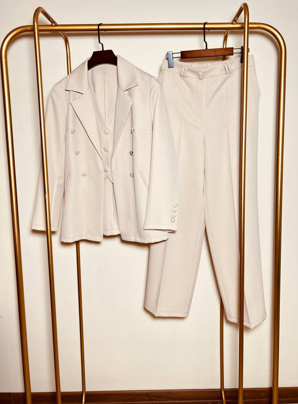 خرید اینترنتی و آنلاین سه تیکه جلیقه شلوار کت کد 83110