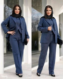 خرید و سفارش اینترنتی کت شلوار جلیقه مدل نسترن کد 83484