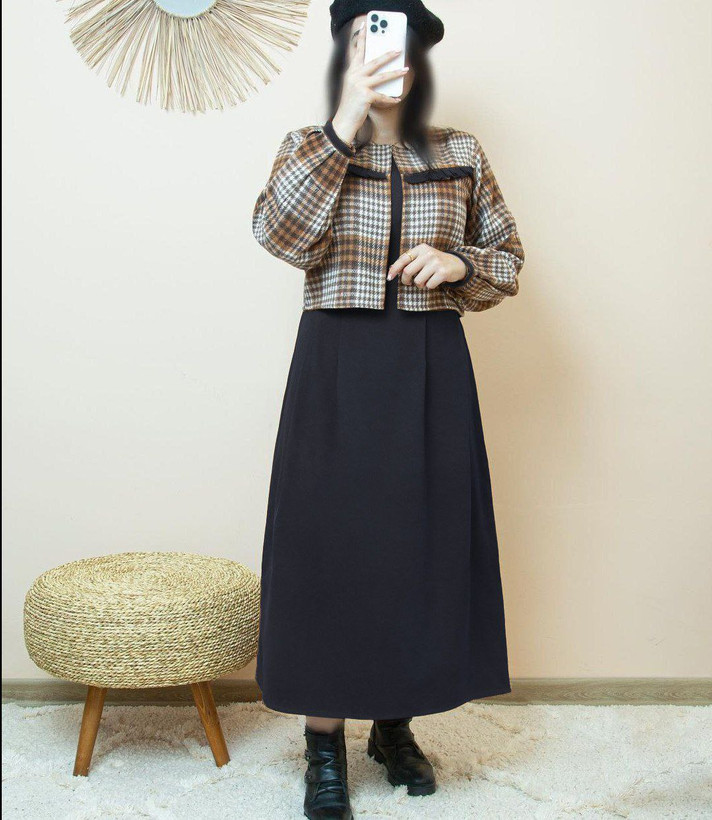 خرید و سفارش اینترنتی کت سارافون شاهان کد 79014