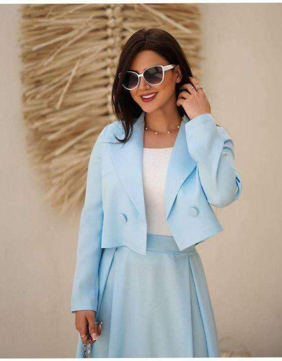 سفارش و مشاهده قیمت کت دامن مدل فریبا کد 5839