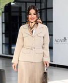 مشاهده قیمت و خرید ست کت و دامن پلیسه جیران کد 81920