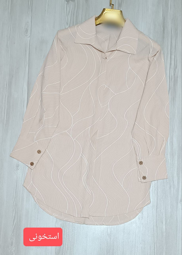 سفارش و مشاهده قیمت شومیز مانتویی مدل مهتاب کد 67203