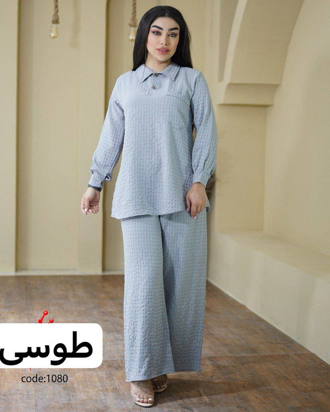 خرید و سفارش اینترنتی مانتو شلوار یگانه کد 6354