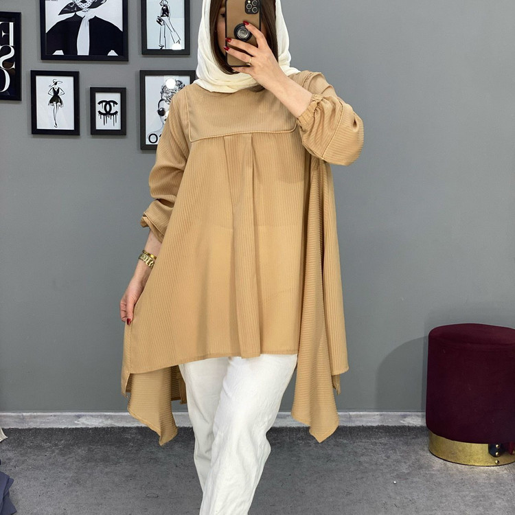 سفارش اینترنتی و آنلاین مانتو شومیزی سپیده کد 42605