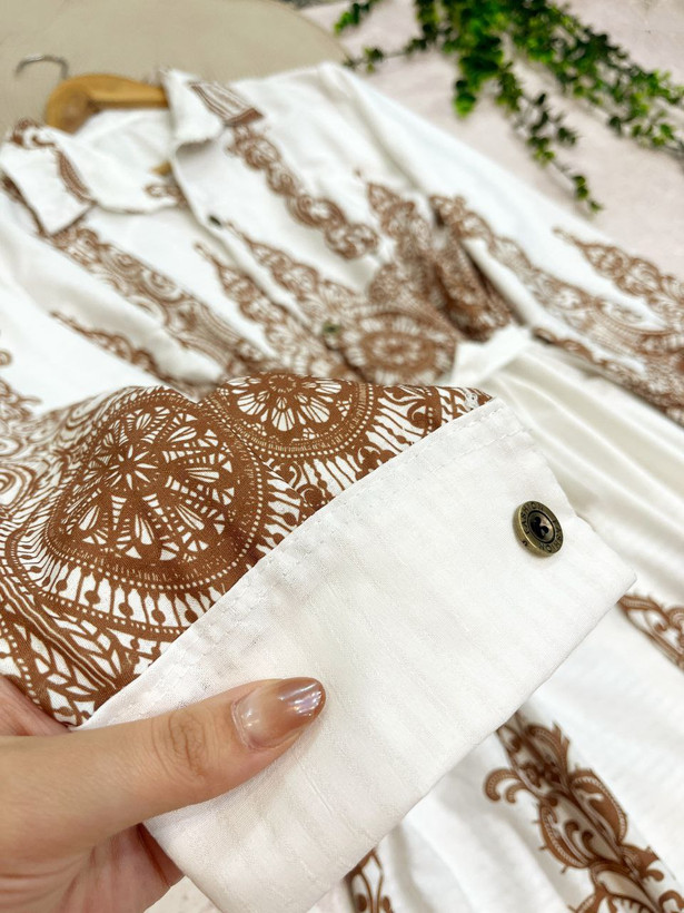 مشاهده قیمت و خرید ماکسی مانتویی پیچک کد 6300