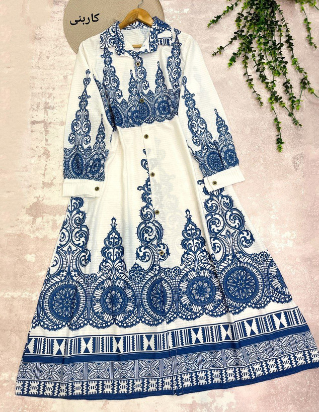 سفارش اینترنتی ماکسی مانتویی پیچک کد 6300