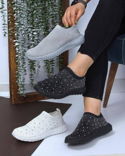 خرید اینترنتی و آنلاین کتونی اسکیچرز کارولین نگینی کد 3029