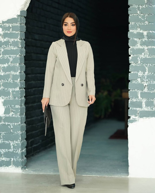 سفارش و مشاهده قیمت ست کت شلوار لیانا کد 85682