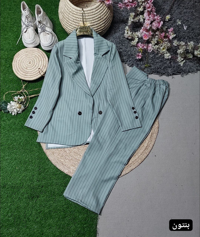 خرید و سفارش اینترنتی ست کت شلوار لیانا کد 85682