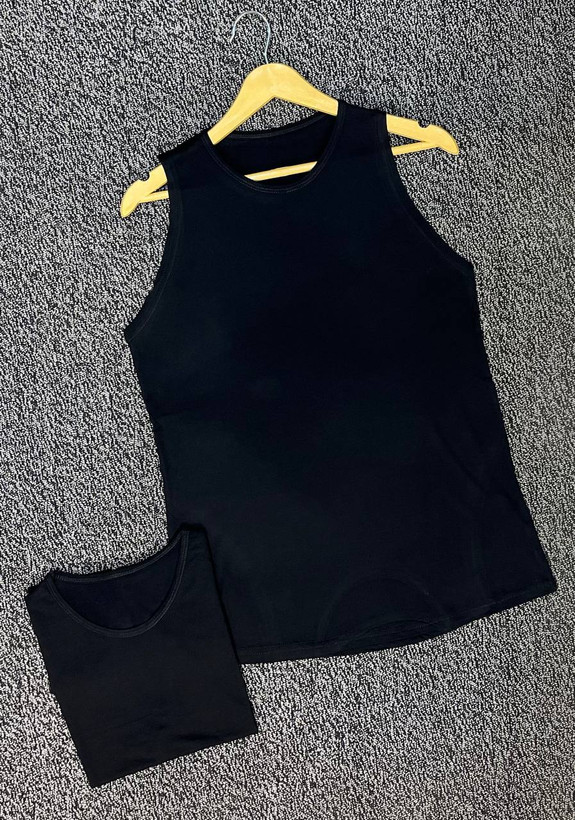 خرید اینترنتی و آنلاین تاپ زنانه مشکی ساده کد 7466